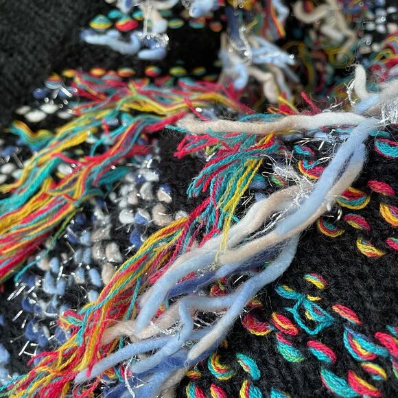 Boutique Brand The Ol Razzle Dazzle Tassel Sweater XL - Picture 9 of 13